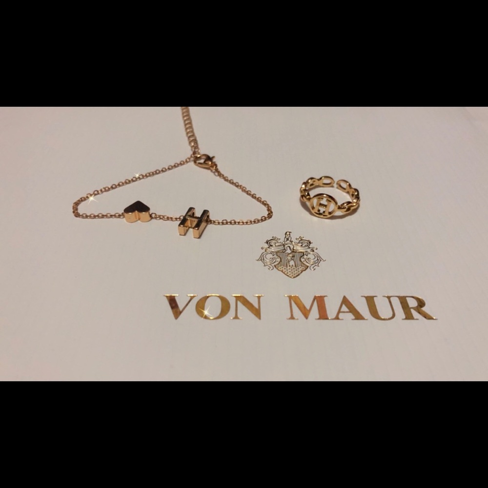 H bracelet & Ring set